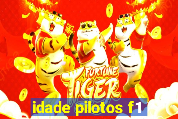 idade pilotos f1